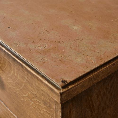 ANTIQUE PINE CHEST OF DRAWERS IN ORIGINAL PAINT - ADDITIONAL PHOTO 11