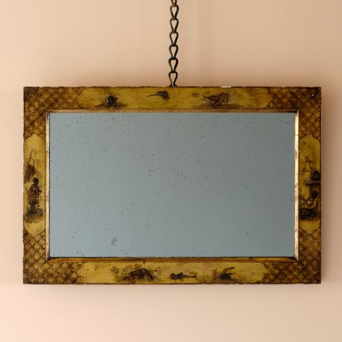 19TH CENTURY GILT CHINOISERIE MIRROR