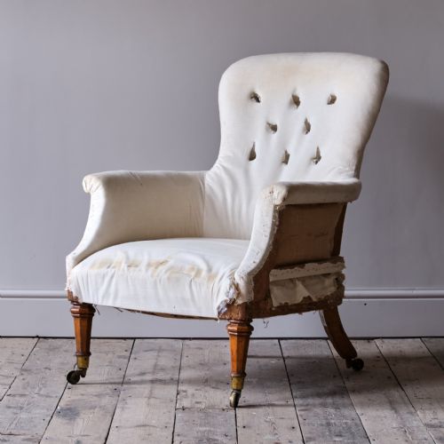 EARLY 19TH CENTURY WILLIAM IV ARMCHAIR