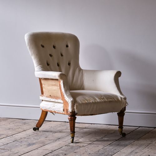 EARLY 19TH CENTURY WILLIAM IV ARMCHAIR - ADDITIONAL PHOTO 8