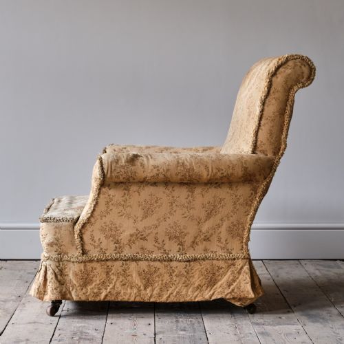 19TH CENTURY HOWARD STYLE COUNTRY HOUSE ARMCHAIR - ADDITIONAL PHOTO 2