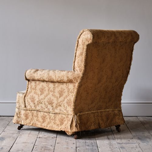 19TH CENTURY HOWARD STYLE COUNTRY HOUSE ARMCHAIR - ADDITIONAL PHOTO 3