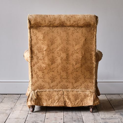 19TH CENTURY HOWARD STYLE COUNTRY HOUSE ARMCHAIR - ADDITIONAL PHOTO 4