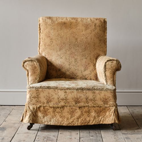 19TH CENTURY HOWARD STYLE COUNTRY HOUSE ARMCHAIR - ADDITIONAL PHOTO 8