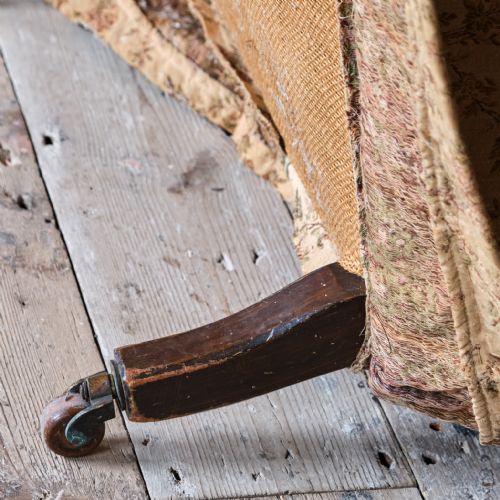 19TH CENTURY HOWARD STYLE COUNTRY HOUSE ARMCHAIR - ADDITIONAL PHOTO 11