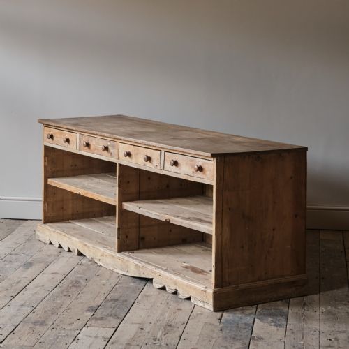HUGE 20TH CENTURY PINE FARMHOUSE DRESSER - ADDITIONAL PHOTO 3