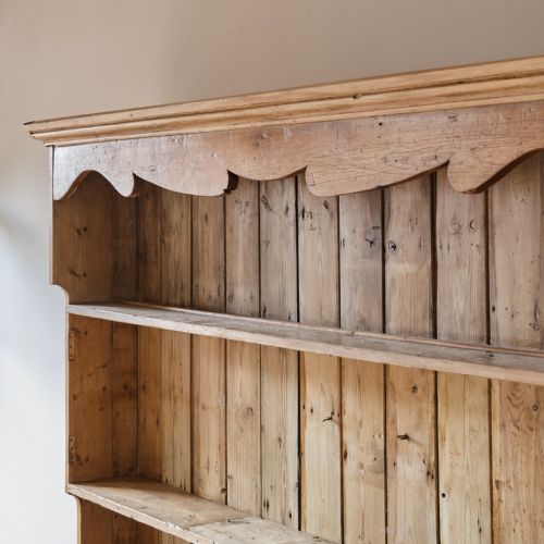 HUGE 20TH CENTURY PINE FARMHOUSE DRESSER - ADDITIONAL PHOTO 9