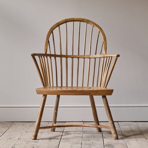 ANTIQUE 19TH CENTURY HOOP BACK WINSOR CHAIR