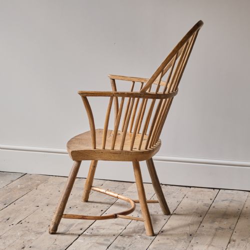 ANTIQUE 19TH CENTURY HOOP BACK WINSOR CHAIR - ADDITIONAL PHOTO 3