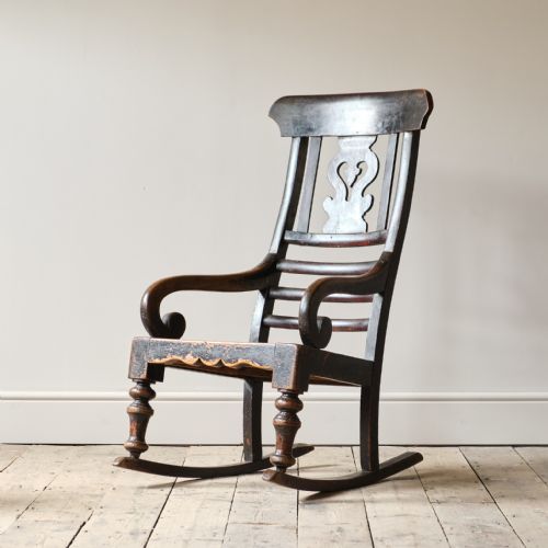 19th Century Rocking Windsor Chair