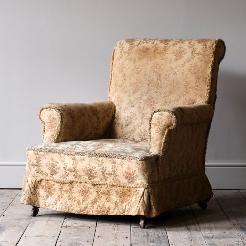 19th century Howard style country house armchair