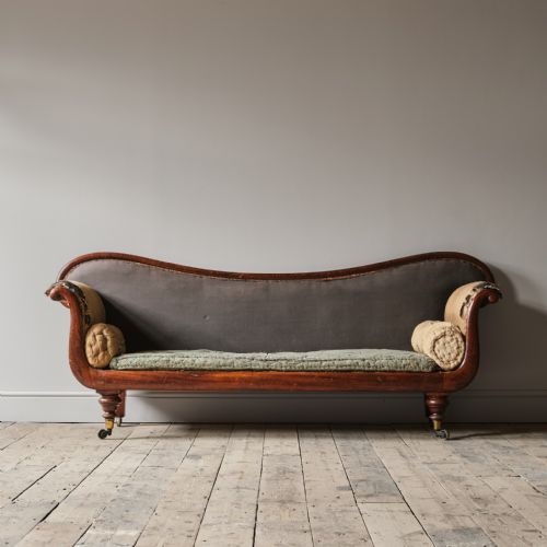 Large 19th century country house sofa c1840