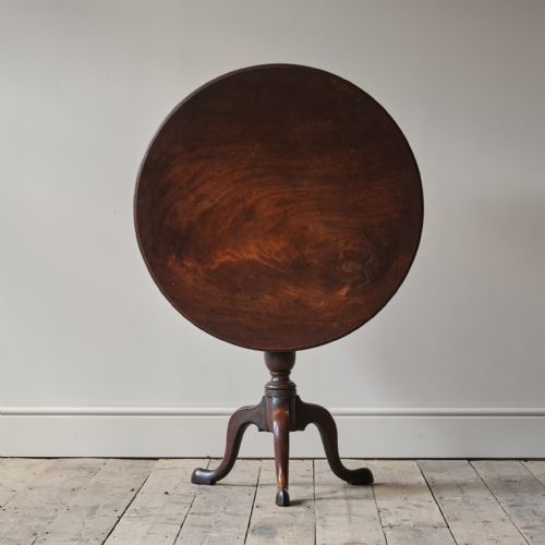 George III Mahogany Birdcage Tripod Table
