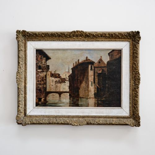 19th Century French Oil on Canvas