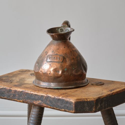 19th Century Copper  Quart Flagon