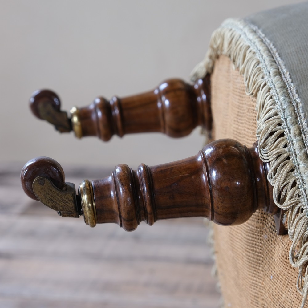 antique Jas Shoolbred slipper chair View VII