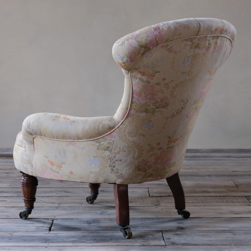 19th century iron back bedroom chair View V