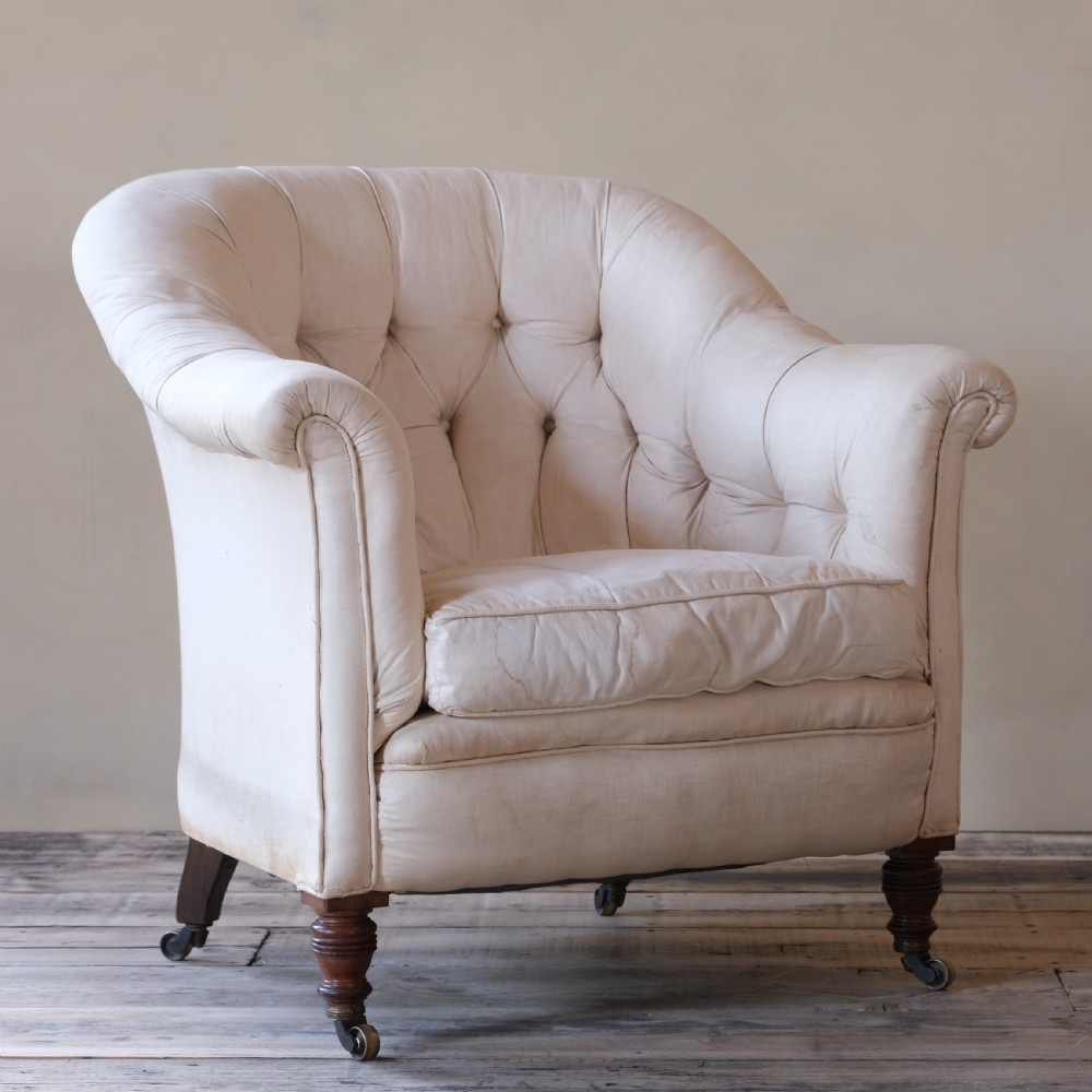 19th century Howard and sons tub armchair