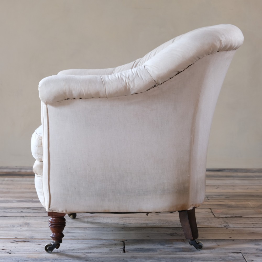 19th century Howard and sons tub armchair View VI