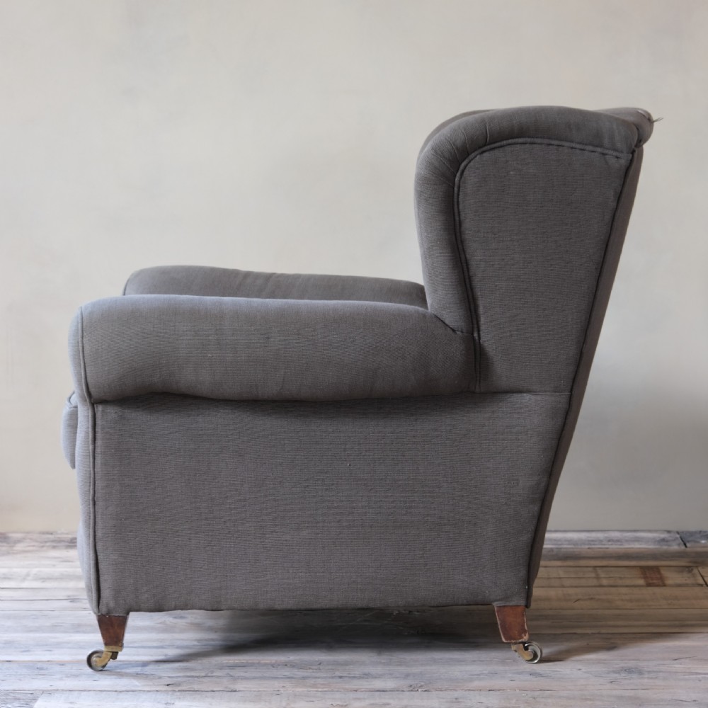 Large Harrods Of London Armchair C1920 View V