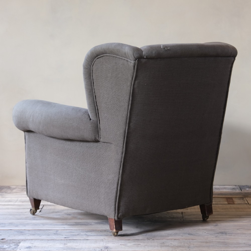 Large Harrods Of London Armchair C1920 View VI