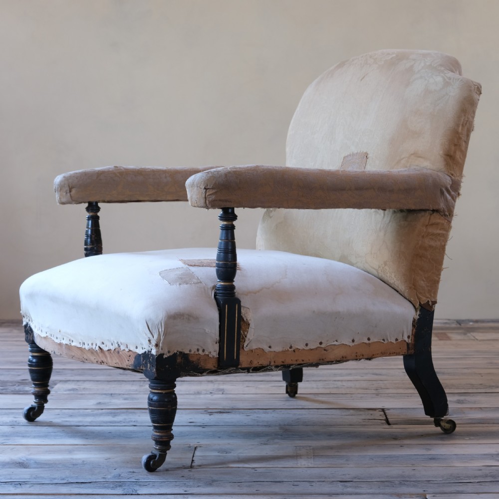 19Th Century Hampton And Sons Open Armchair
