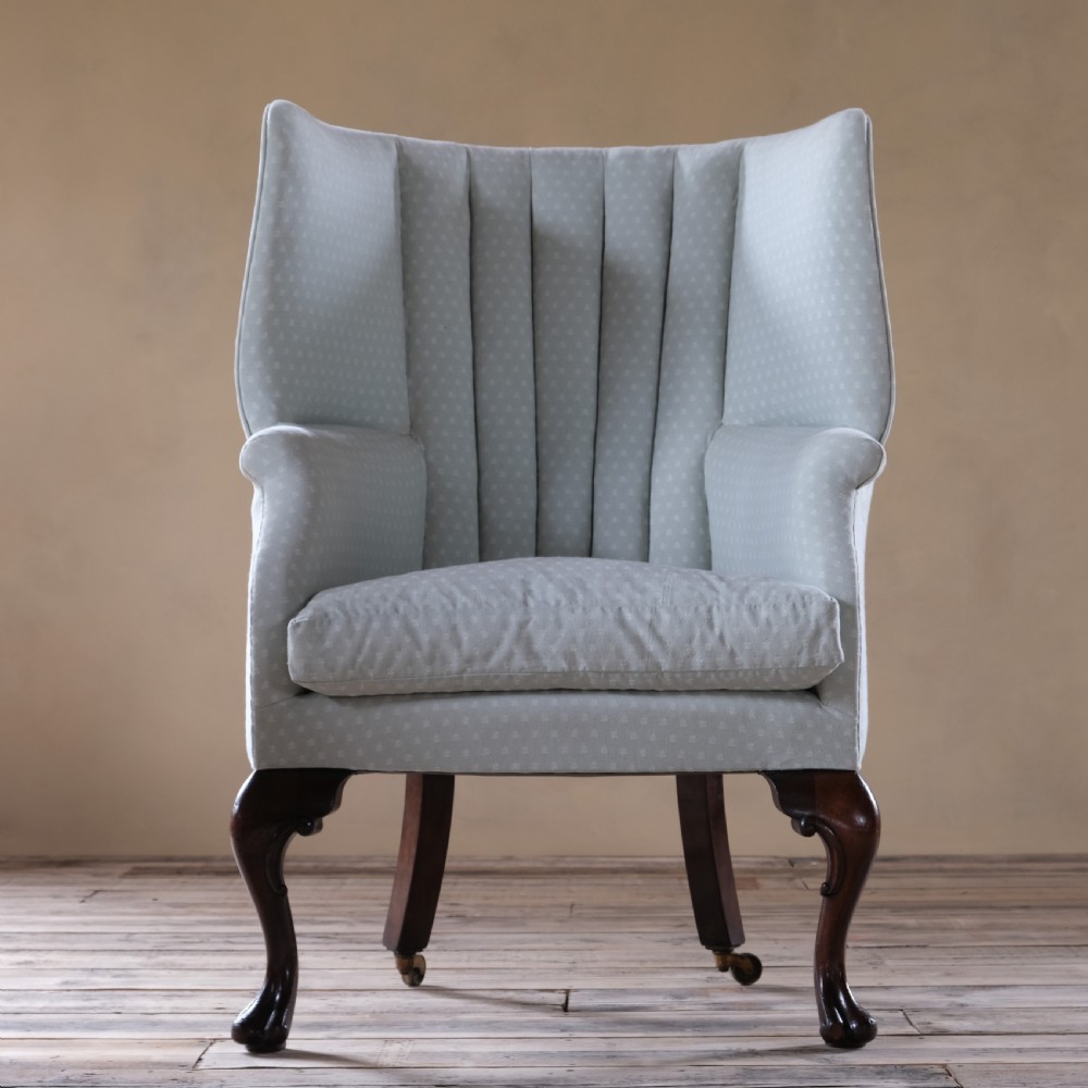 Large Antique Country House Barrel Back Armchair View II