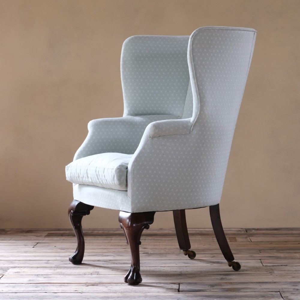 Large Antique Country House Barrel Back Armchair View VII