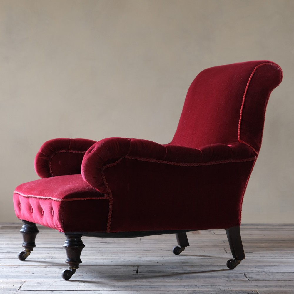 19Th Century Howard Style Armchair View II