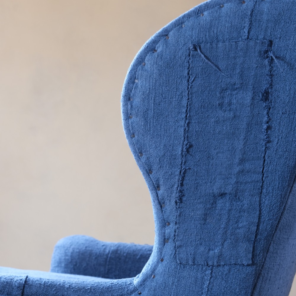 Late 19Th Century George I Style Walnut Wingback Armchair View XIII