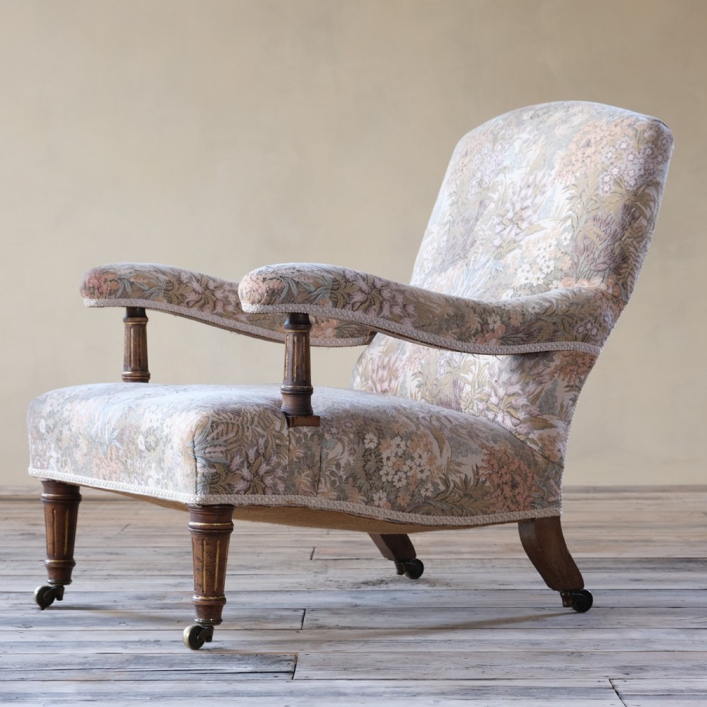 Pair Of 19Th Century Gillows Armchairs C1860 View II