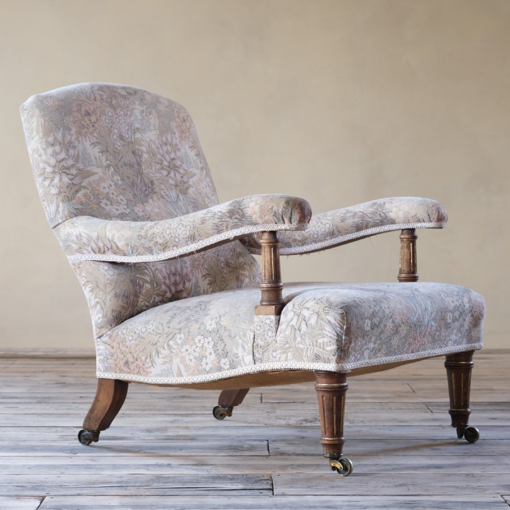 Pair Of 19Th Century Gillows Armchairs C1860 View IV