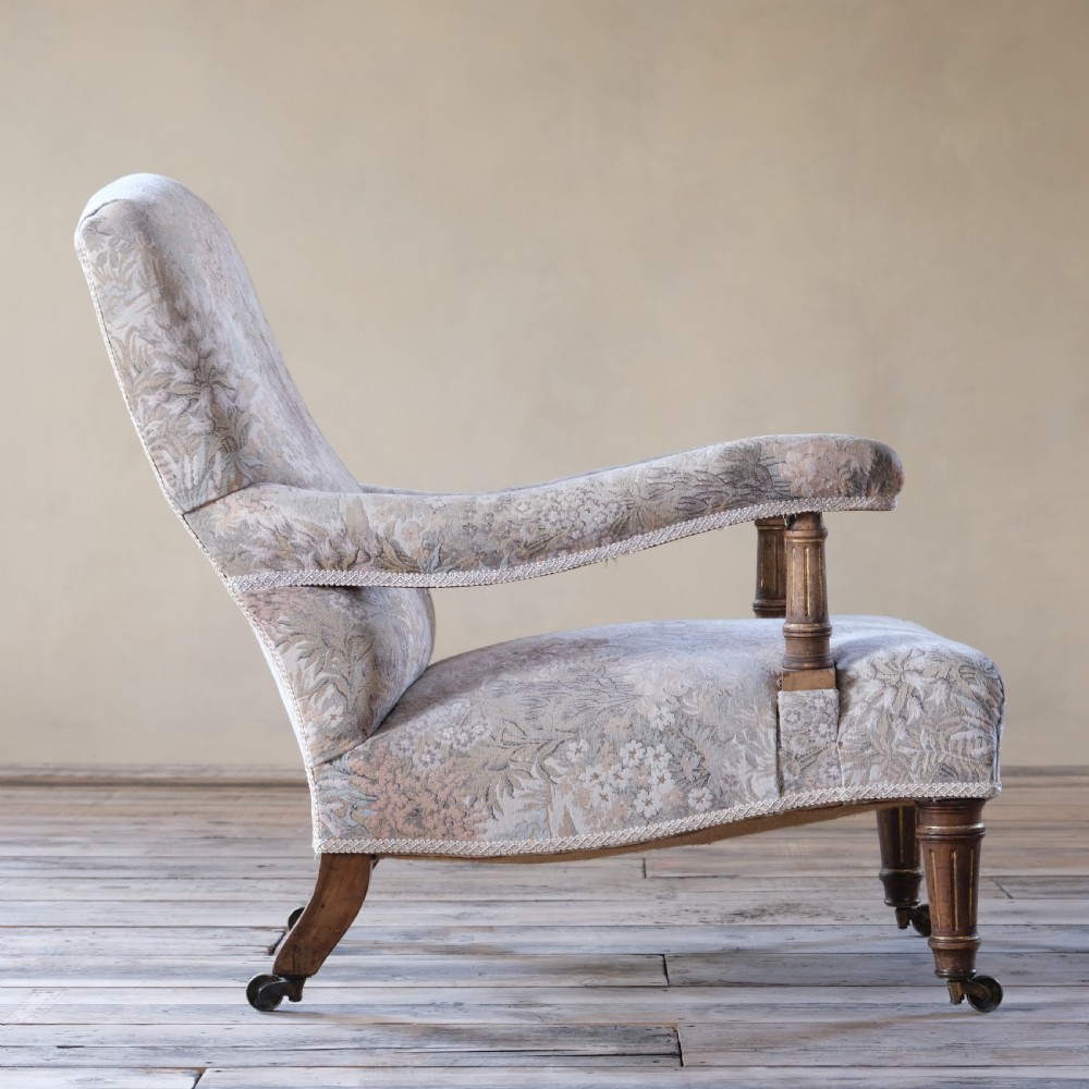 Pair Of 19Th Century Gillows Armchairs C1860 View VII