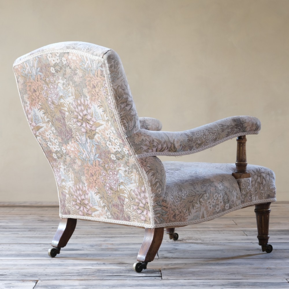 Pair Of 19Th Century Gillows Armchairs C1860 View VIII