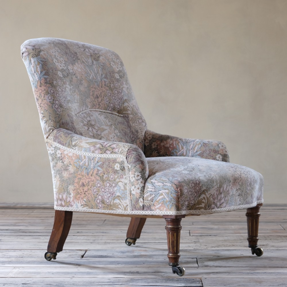 Pair Of 19Th Century Gillows Armchairs C1860 View XIII