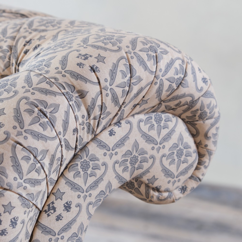 19th century chesterfield sofa by Howard and sons London View VI