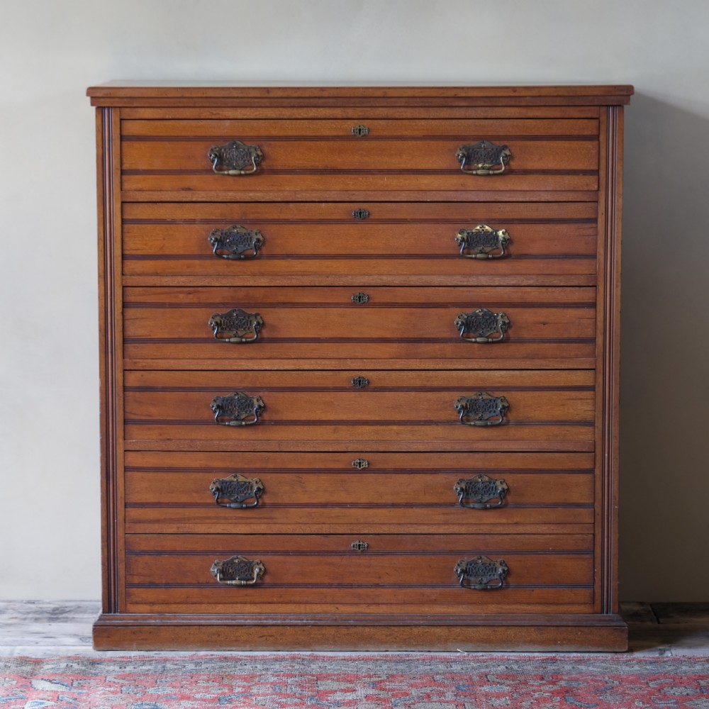 antique mahogany chest of drawers c1900 View II