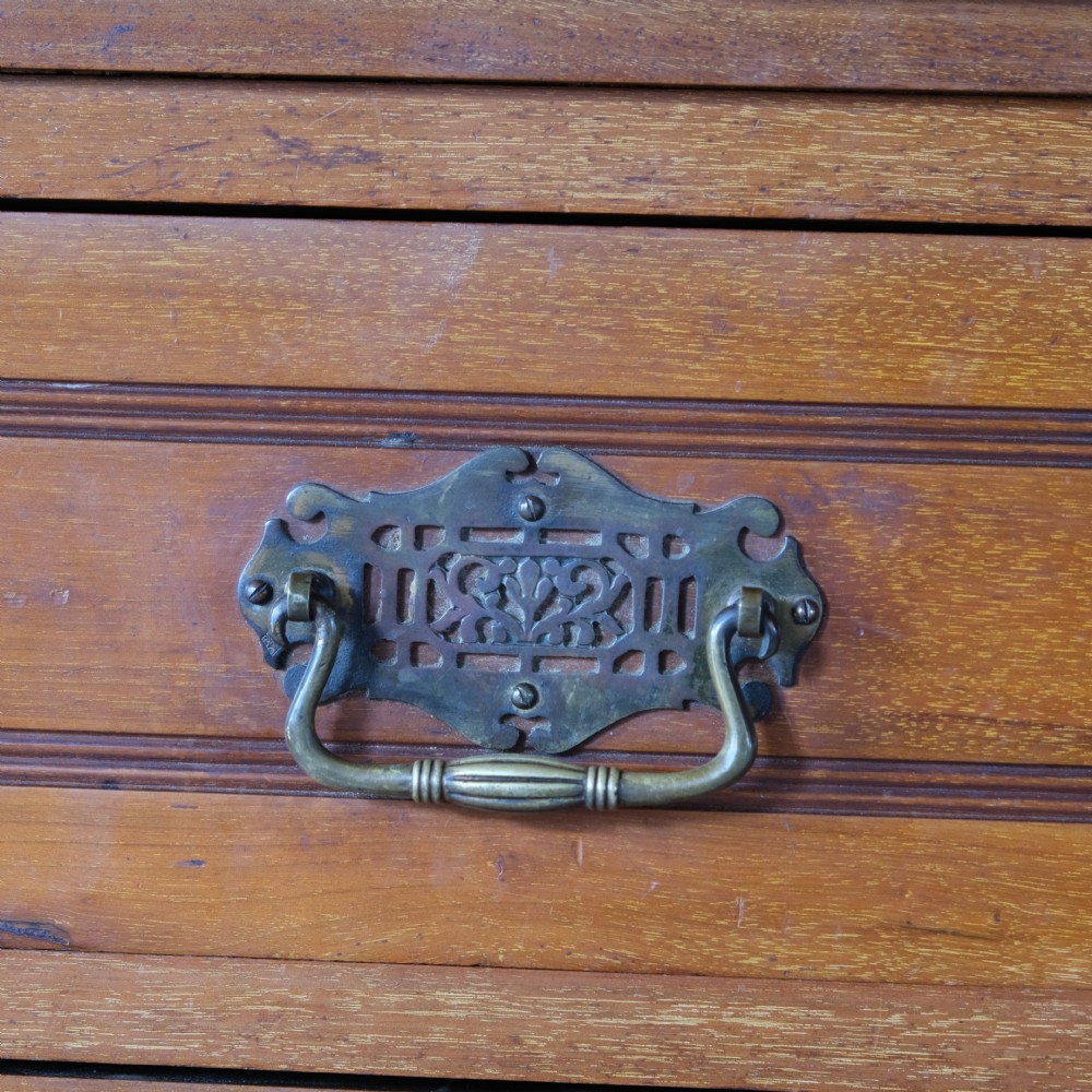 antique mahogany chest of drawers c1900 View VIII