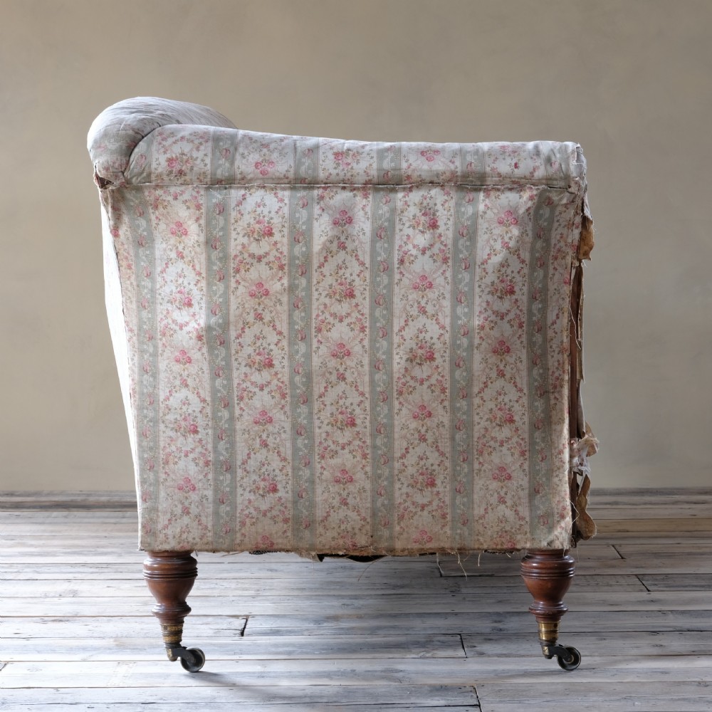 19th Century Howard & Sons Grantley Sofa c1880 View III