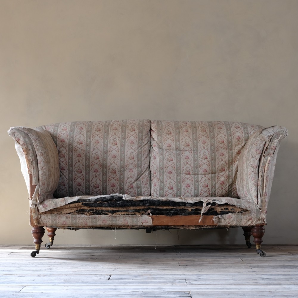 19th Century Howard & Sons Grantley Sofa c1880 View VIII