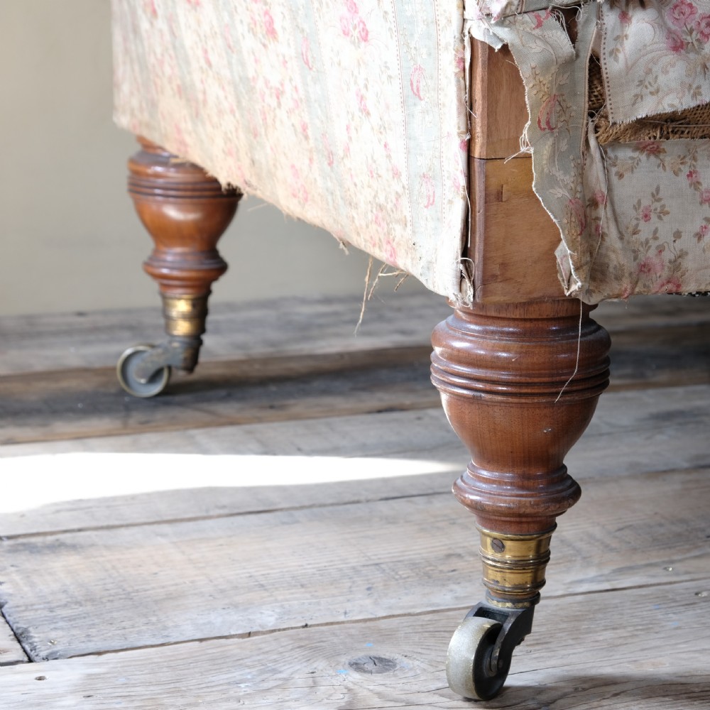 19th Century Howard & Sons Grantley Sofa c1880 View IX