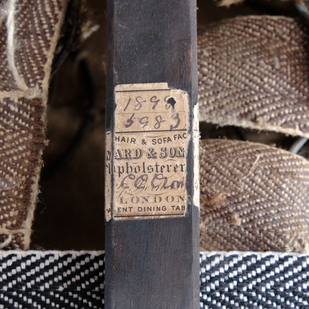 19th Century Howard & Sons Grantley Sofa c1880 View XIII