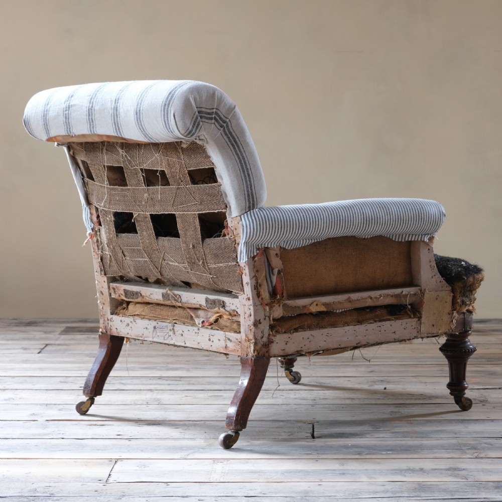 19th century country house armchair c1880 View V