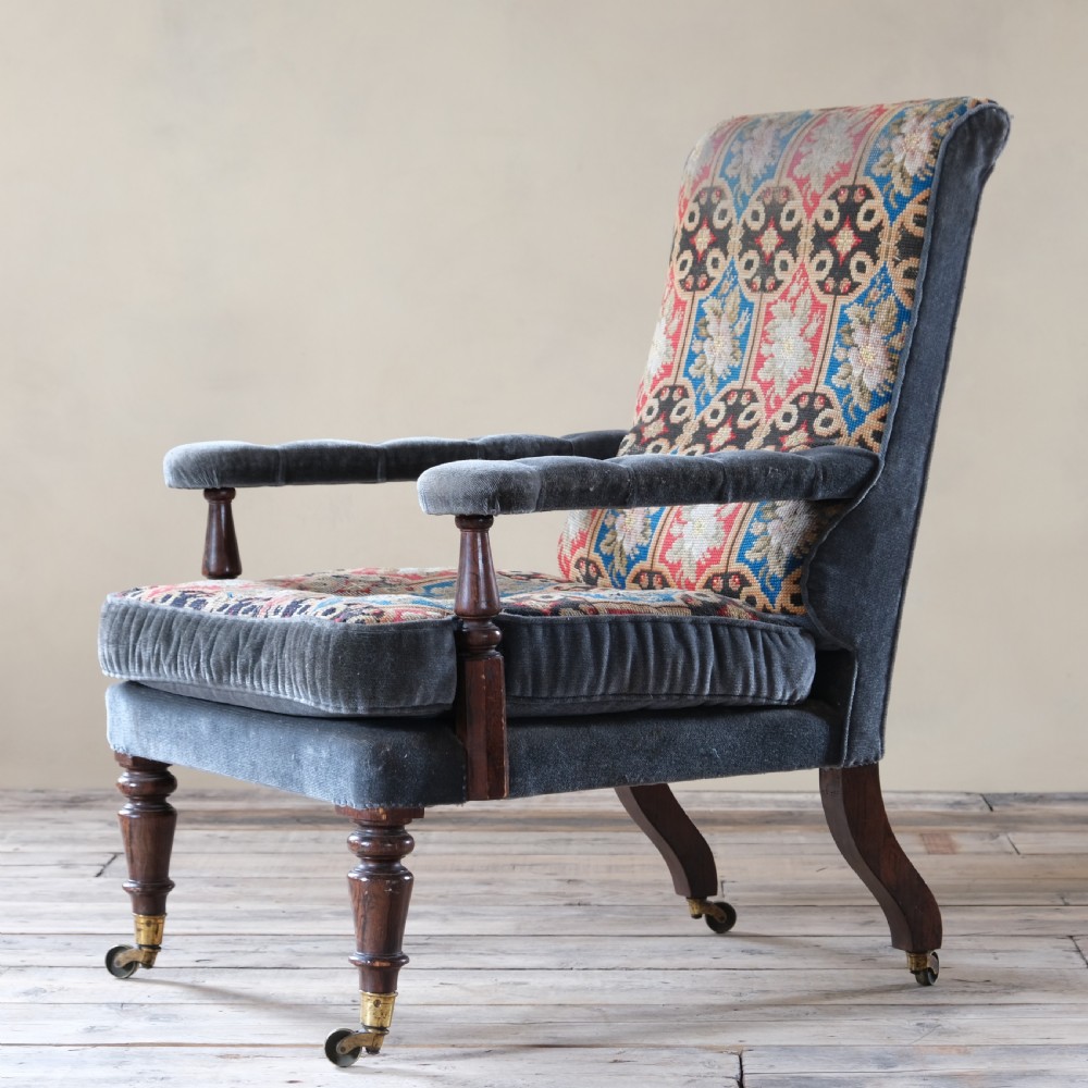 Early 19th century Miles and Edwards open armchair