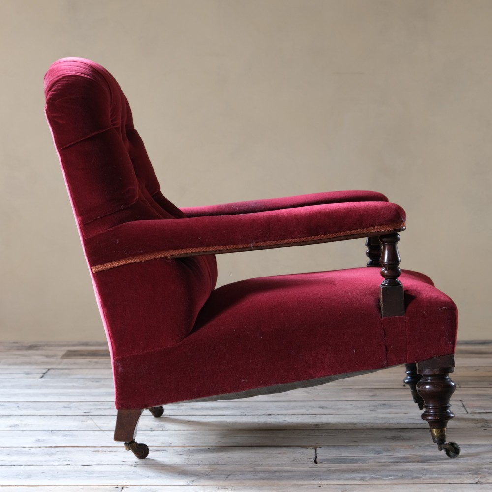 19th century Howard style open armchair  View IV