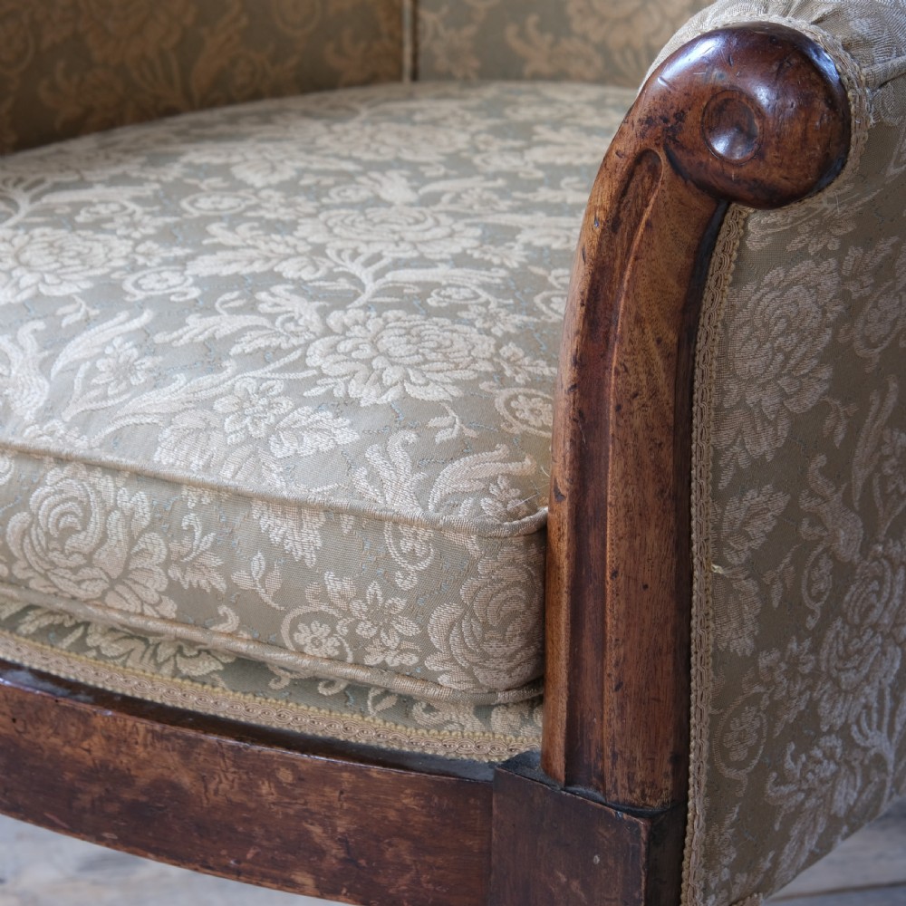 19th century spoon back arm chair in the manner of Gillows c1840 View IX