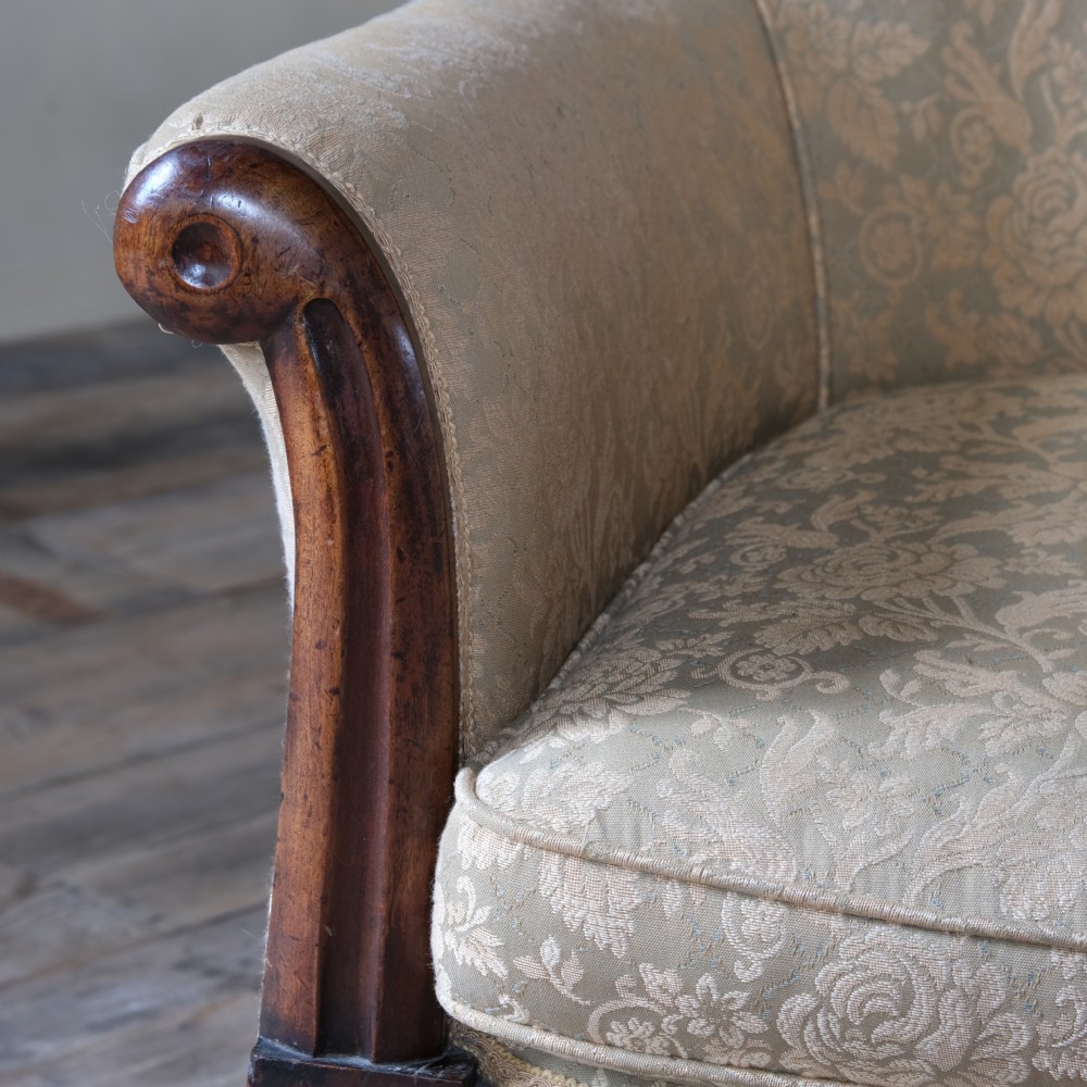 19th century spoon back arm chair in the manner of Gillows c1840 View X