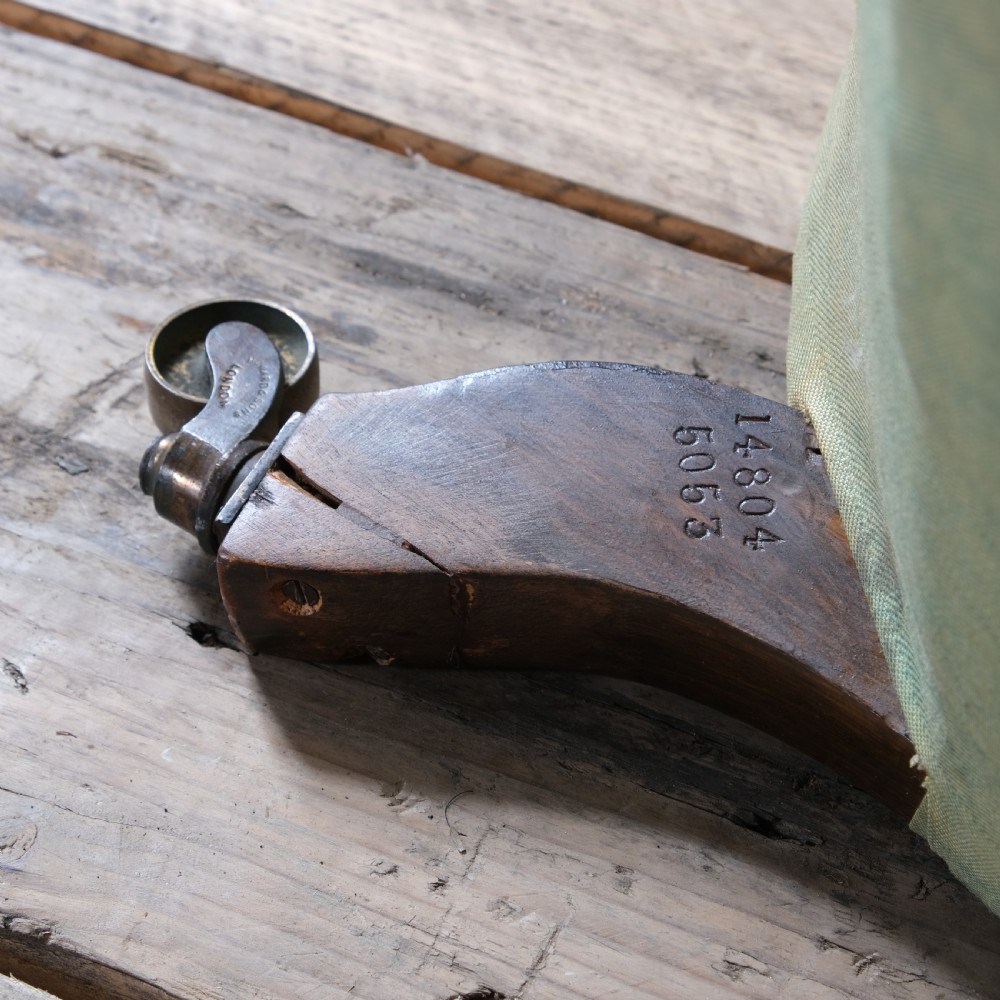 19th century Howard and sons slipper chair c1870 View X
