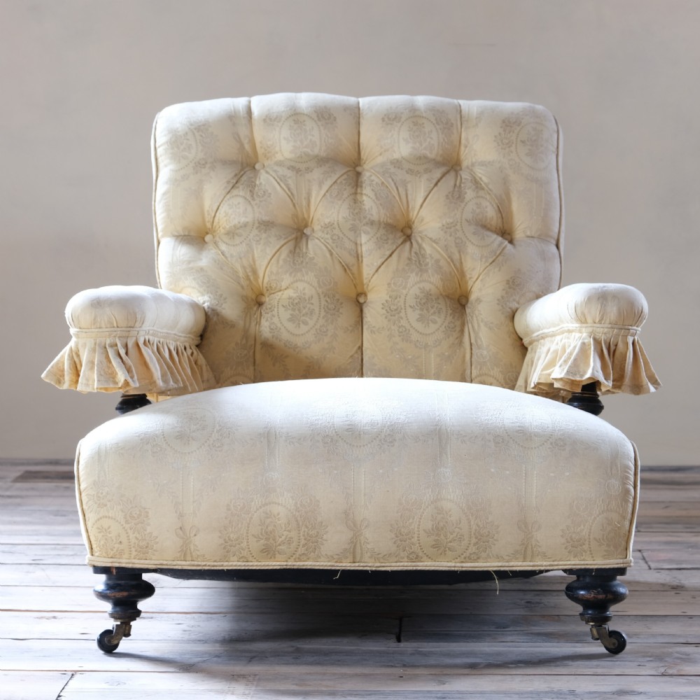 19th century Howard style open armchair View II