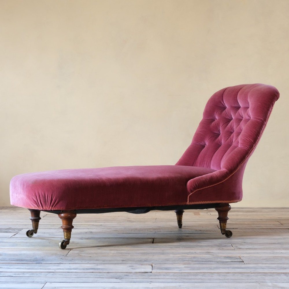 19th century Howard and sons daybed c1860 View II